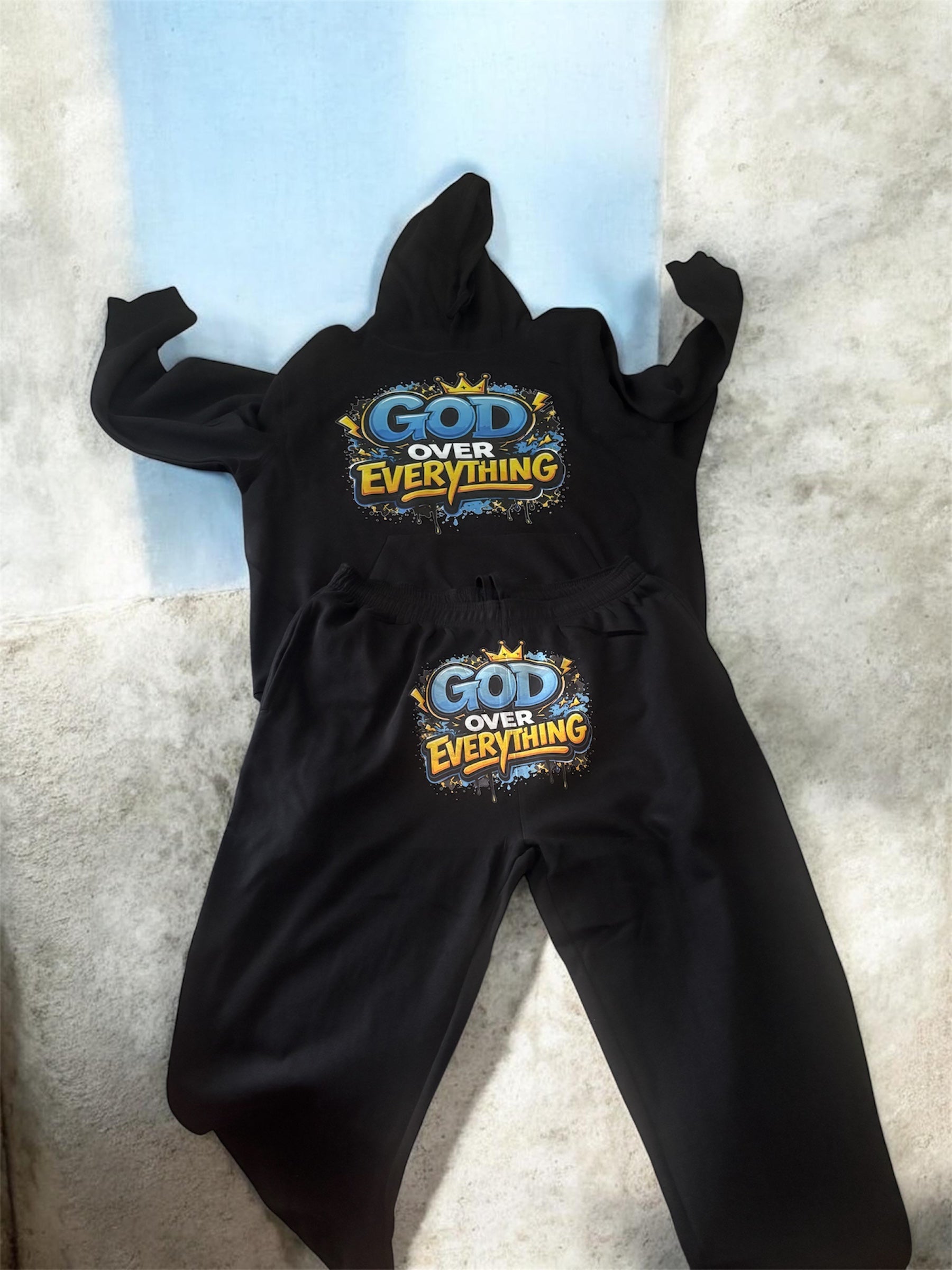 God over everything jogger set